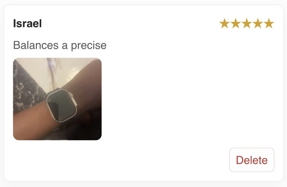 Customer review from OG NAIRA